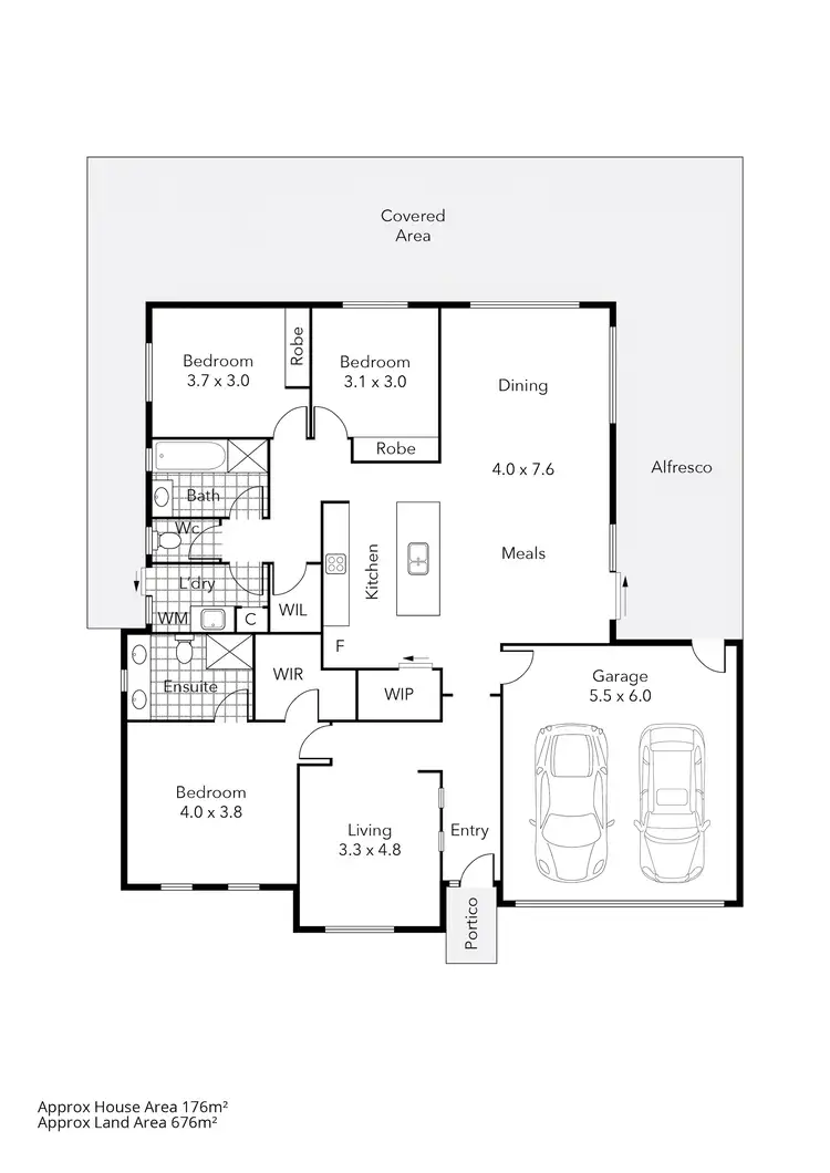 Floorplan of Homely house listing, 22 Bennett Street, Canadian VIC 3350
