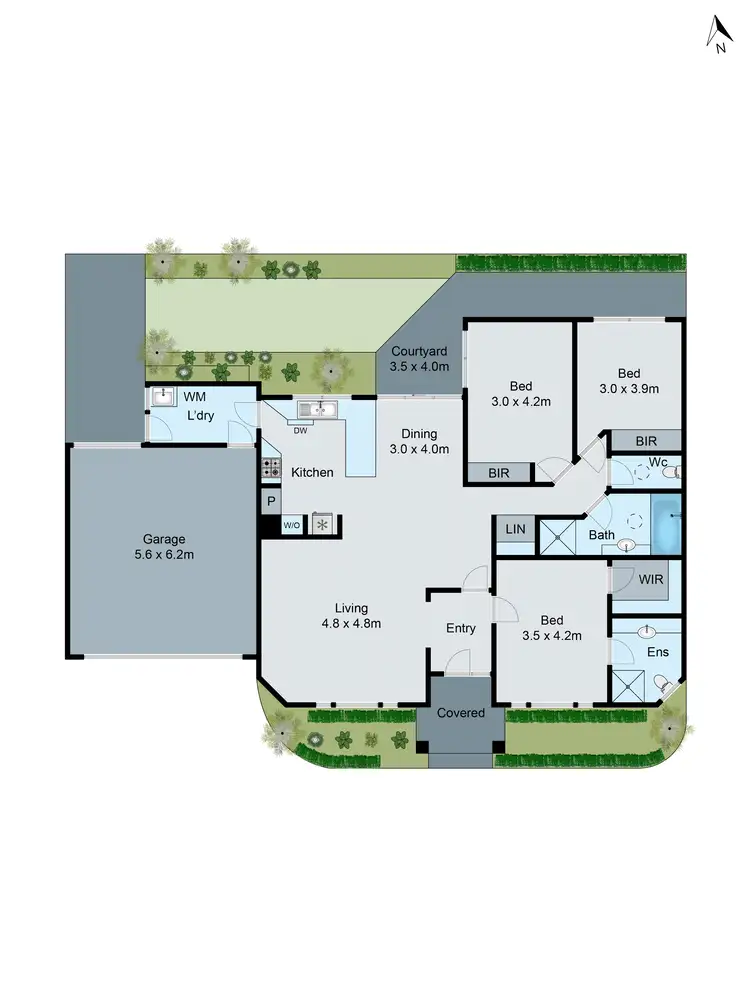 Floorplan of Homely villa listing, 2/73 Ashburn Grove, Ashburton VIC 3147
