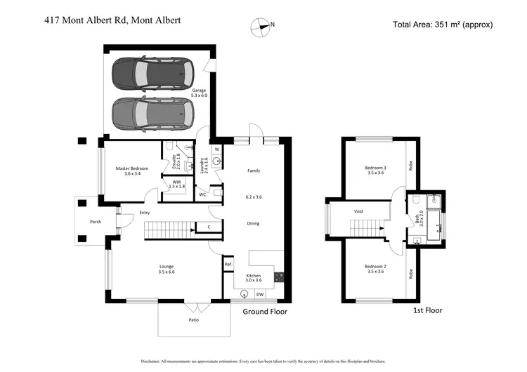 Floorplan of Homely house listing, 417 Mont Albert Road, Mont Albert VIC 3127
