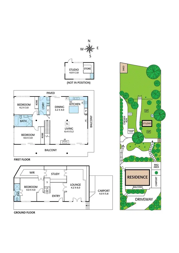 Floorplan of Homely house listing, 46 Dingley Dell Road, North Warrandyte VIC 3113