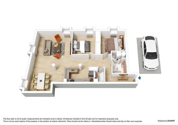 Floorplan of Homely apartment listing, 29/1 Riverside Quay, Southbank VIC 3006