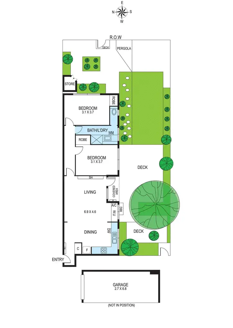 Floorplan of Homely apartment listing, 3/20 Royal Avenue, Glen Huntly VIC 3163