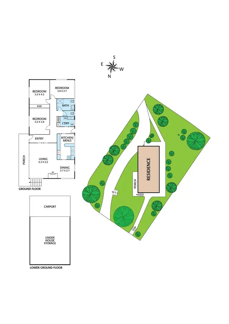 Floorplan of Homely house listing, 42 Henry Street, Eltham VIC 3095