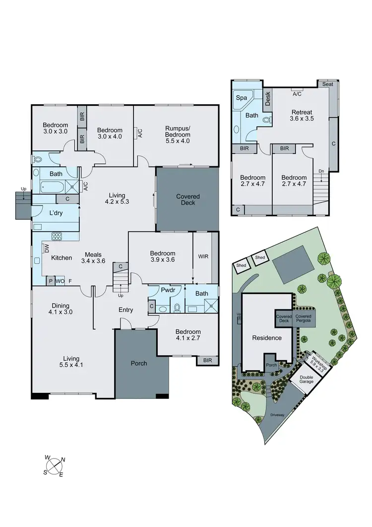 Floorplan of Homely house listing, 3 Sampson Drive, Mount Waverley VIC 3149