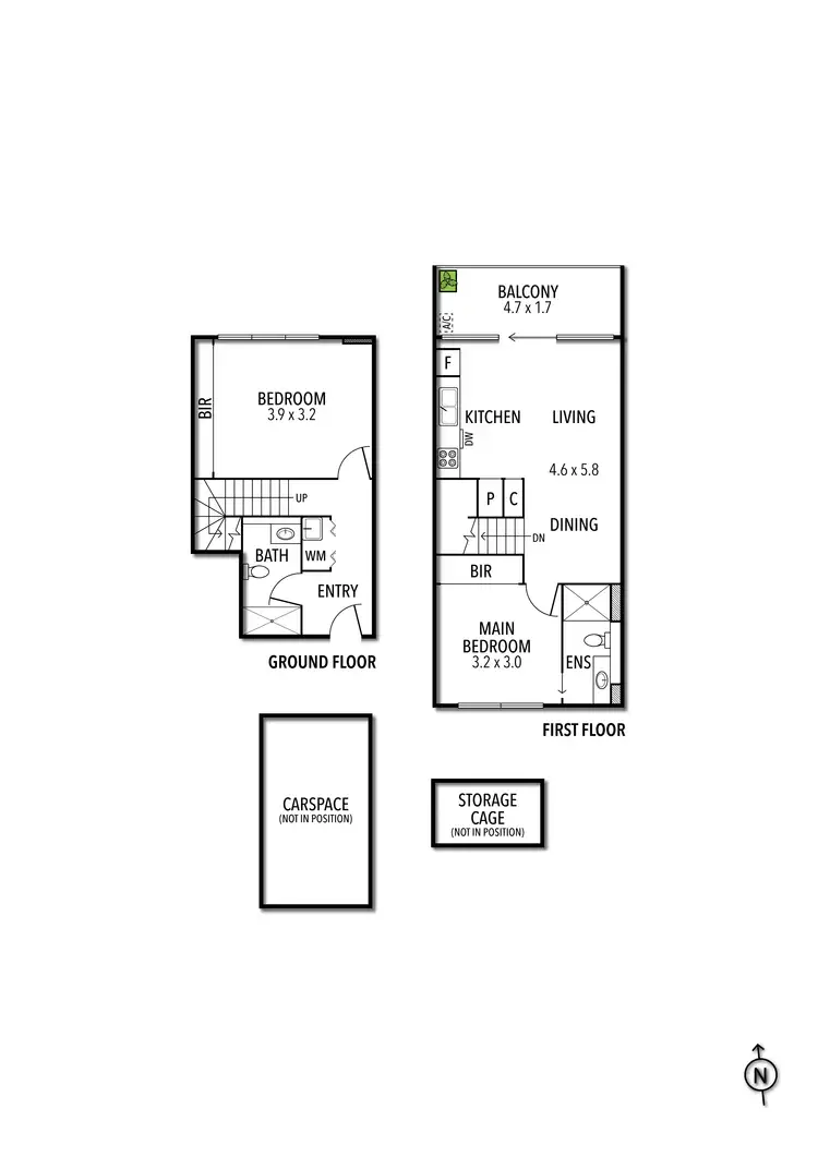 Floorplan of Homely apartment listing, 308/7-15 White Street, Windsor VIC 3181