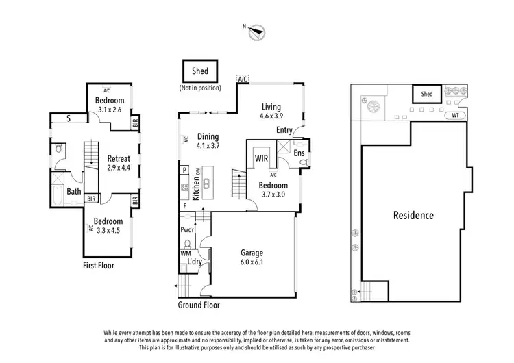Floorplan of Homely townhouse listing, 2/20 Silk Street, Rosanna VIC 3084