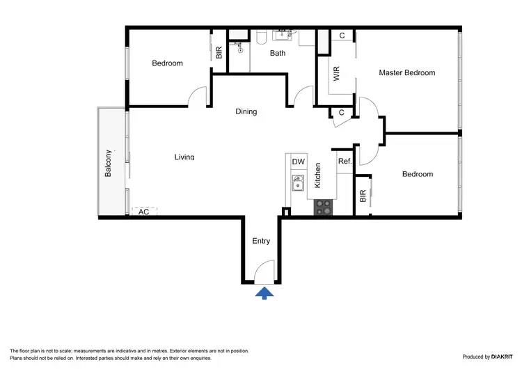 Floorplan of Homely apartment listing, 83/416A St Kilda Road, Melbourne VIC 3004