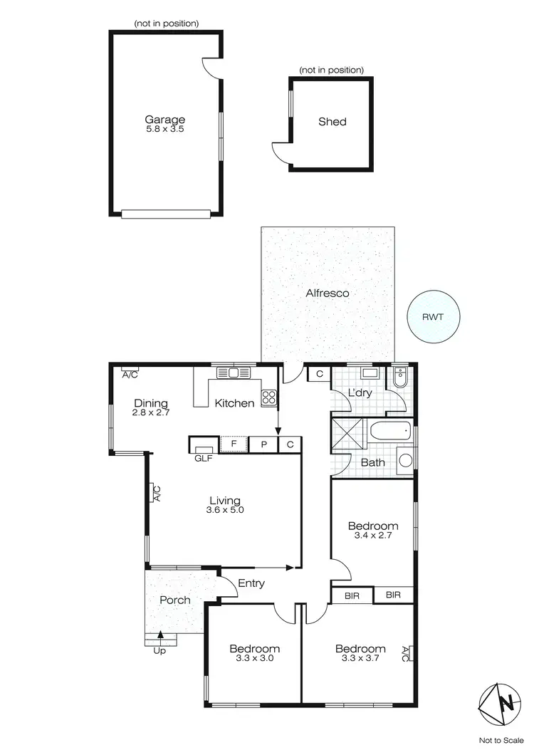 Floorplan of Homely house listing, 20 Margaret Street, Wendouree VIC 3355