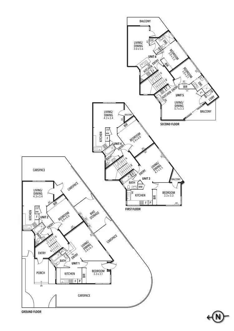 Floorplan of Homely apartment listing, 1-6/198 Rathdowne Street, Carlton VIC 3053