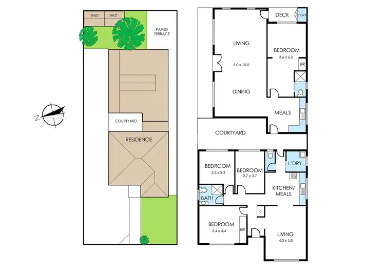 Floorplan of Homely house listing, 13 Rivette Street, Mordialloc VIC 3195