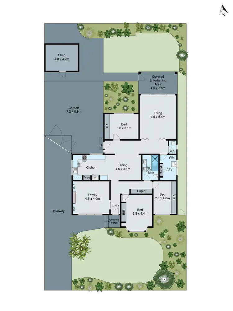 Floorplan of Homely house listing, 27 Leigh Street, Huntingdale VIC 3166