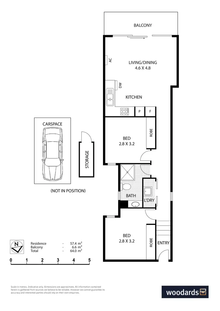 Floorplan of Homely apartment listing, 2/142 Mckinnon Road, Mckinnon VIC 3204