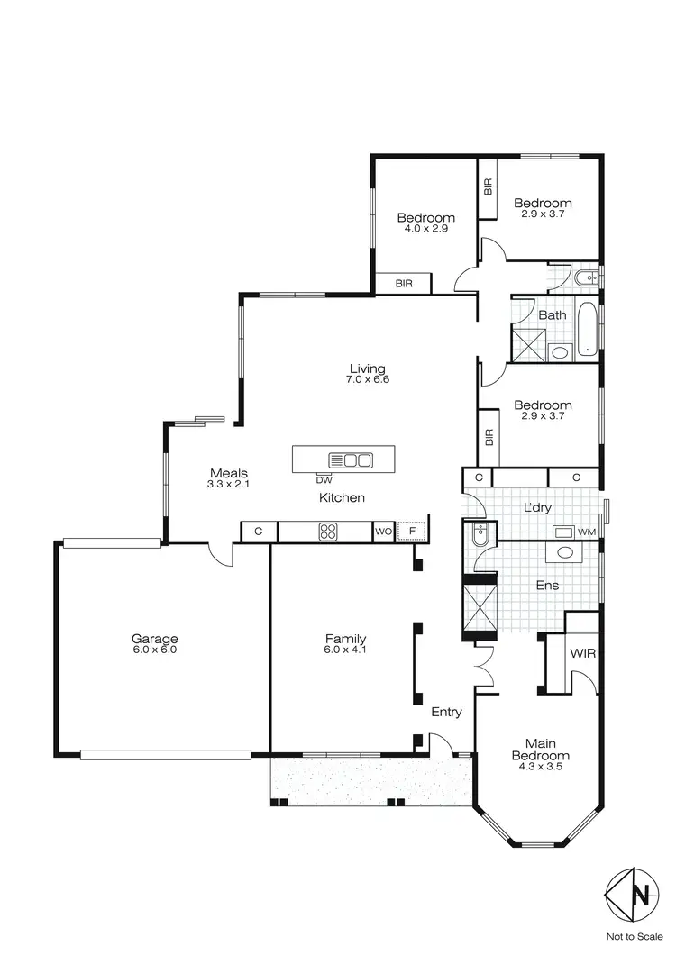 Floorplan of Homely house listing, 6 Ryder Court, Canadian VIC 3350