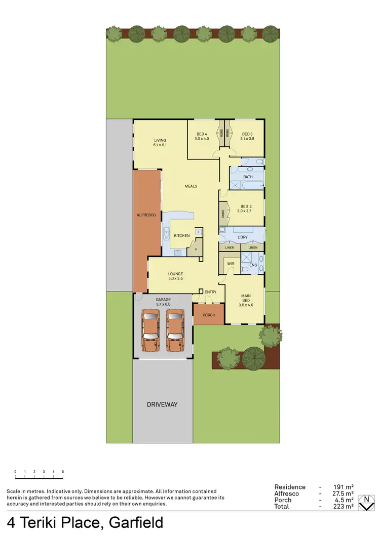 Floorplan of Homely house listing, 4 Teriki Place, Garfield VIC 3814