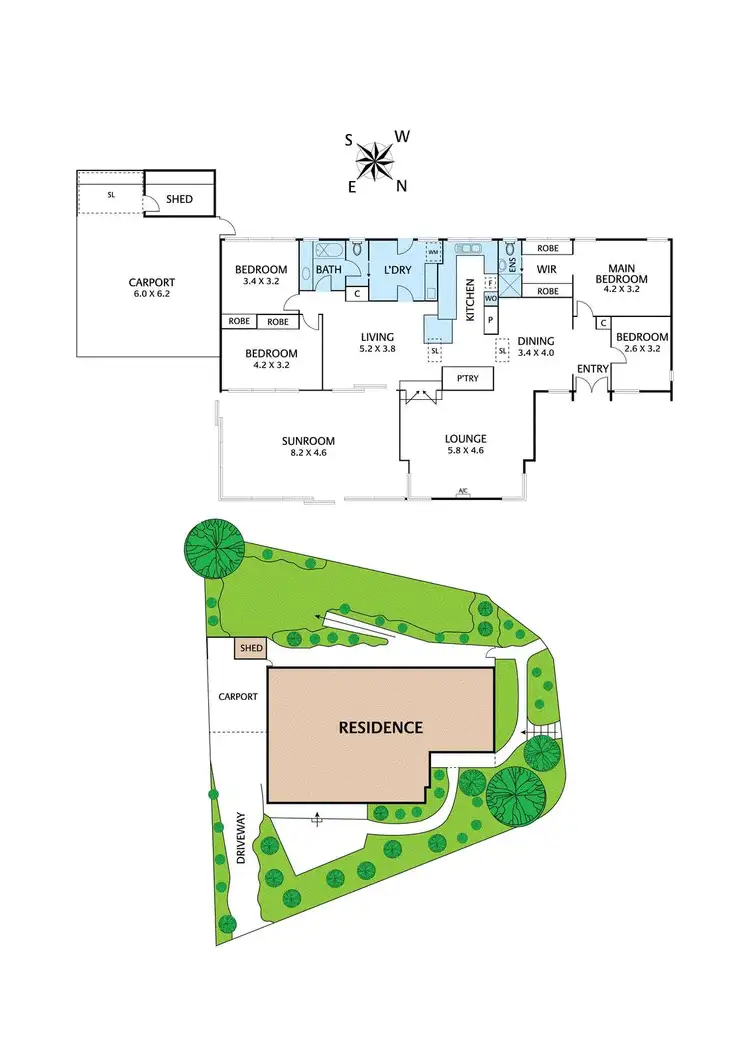 Floorplan of Homely house listing, 1 Anley Mews, Montmorency VIC 3094