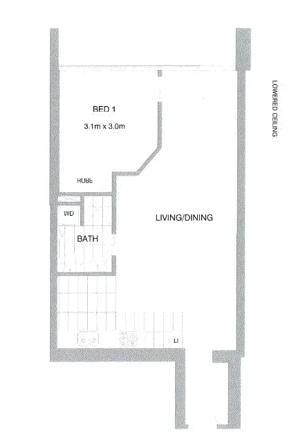 Floorplan of Homely apartment listing, 4410/601 Little Lonsdale Street, Melbourne VIC 3000