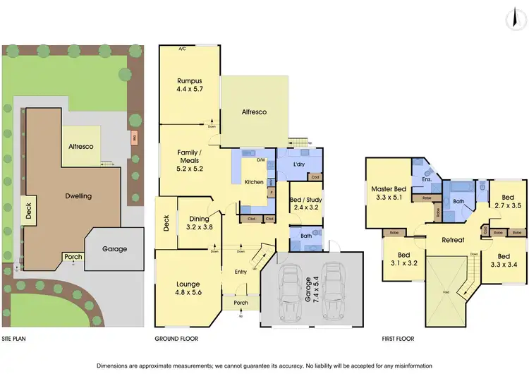 Floorplan of Homely house listing, 6 Hathaway Close, Templestowe VIC 3106