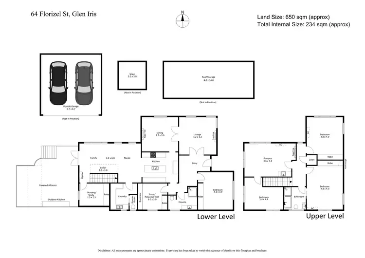 Floorplan of Homely house listing, 64 Florizel Street, Glen Iris VIC 3146