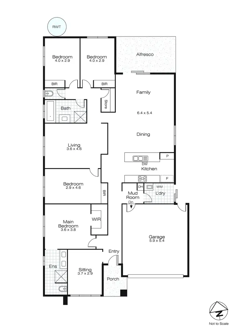 Floorplan of Homely house listing, 30 Valberg Street, Winter Valley VIC 3358