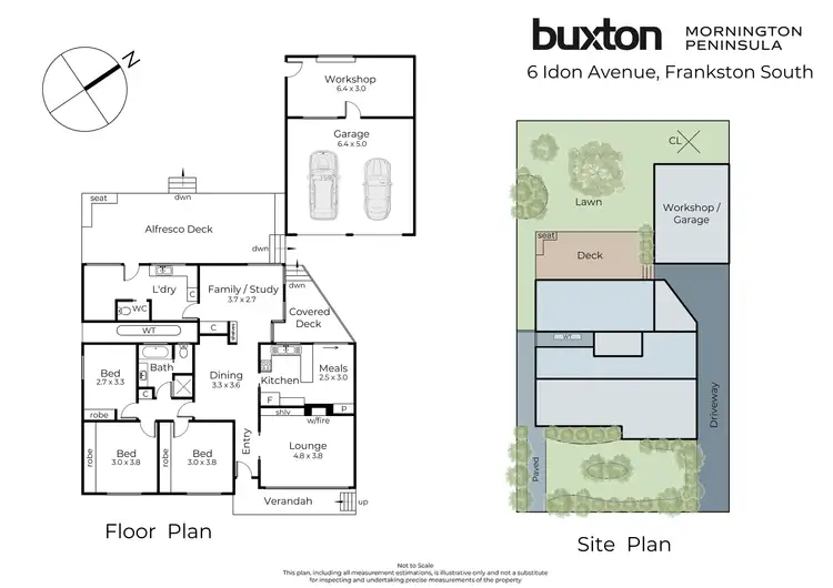 Floorplan of Homely house listing, 6 Idon Avenue, Frankston South VIC 3199