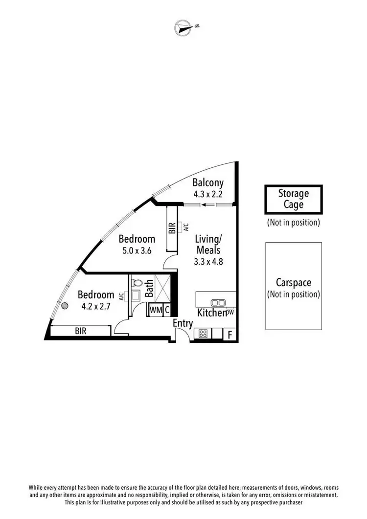 Floorplan of Homely apartment listing, 1005/443 Upper Heidelberg Road, Ivanhoe VIC 3079