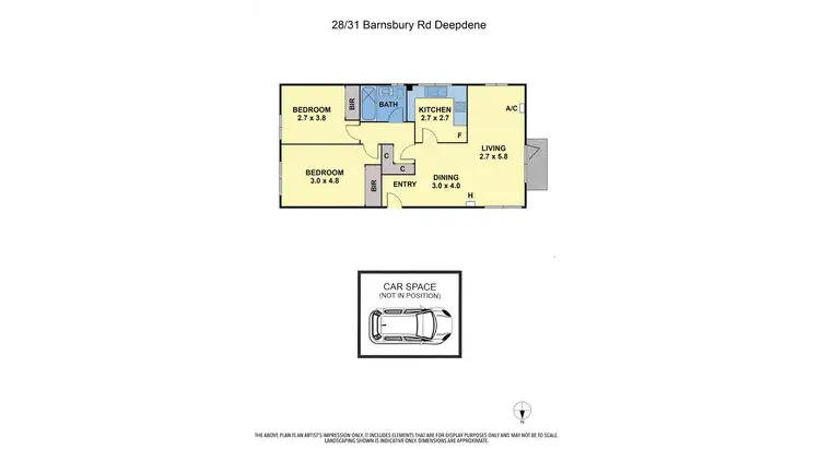 Floorplan of Homely unit listing, 28/31 Barnsbury Road, Deepdene VIC 3103
