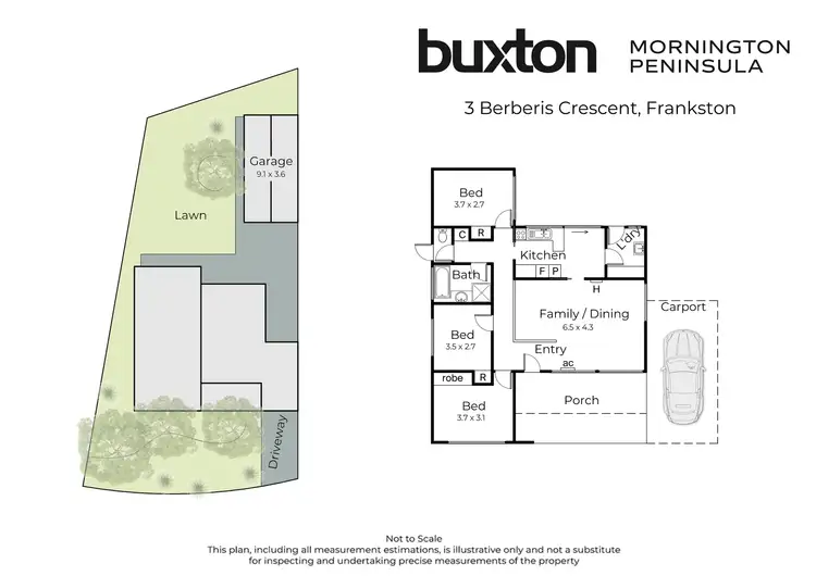Floorplan of Homely house listing, 3 Berberis Crescent, Frankston VIC 3199