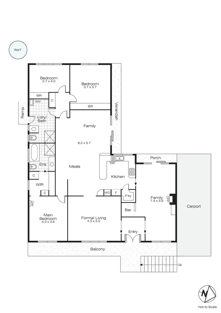Floorplan of Homely house listing, 114 Yarana Drive, Mount Helen VIC 3350