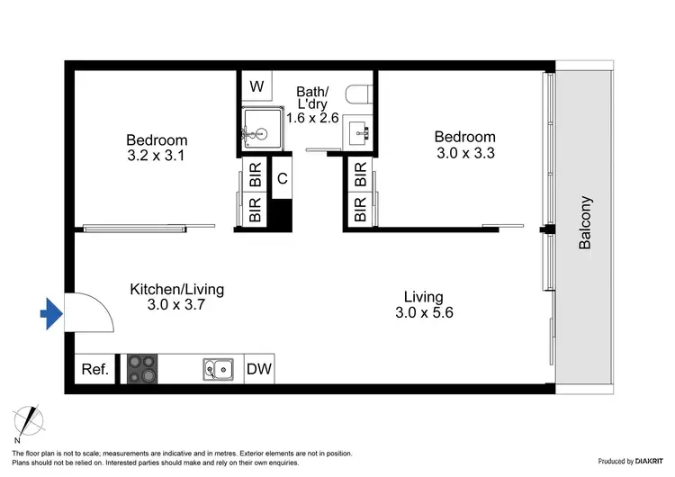 Floorplan of Homely apartment listing, 906/618 Lonsdale Street, Melbourne VIC 3000