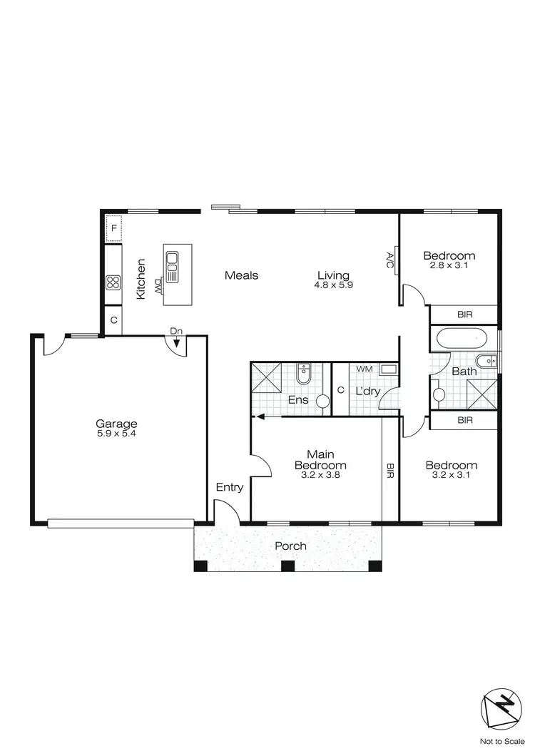 Floorplan of Homely house listing, 83 McNulty Drive, Wendouree VIC 3355