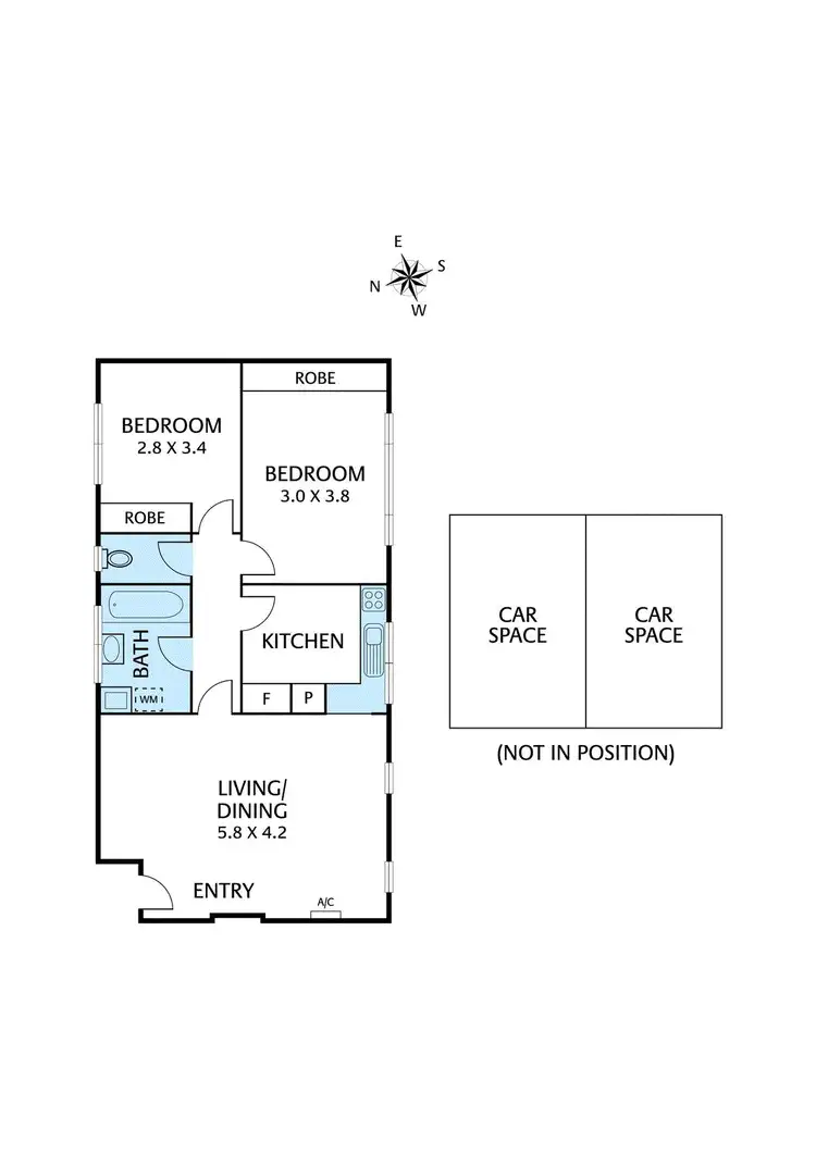 Floorplan of Homely apartment listing, 24/59-61 Green Street, Ivanhoe VIC 3079