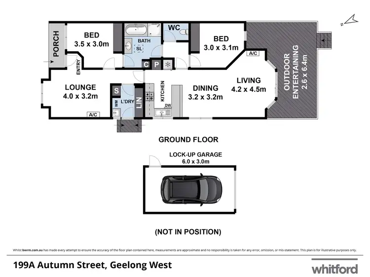 Floorplan of Homely house listing, 199A Autumn Street, Geelong West VIC 3218