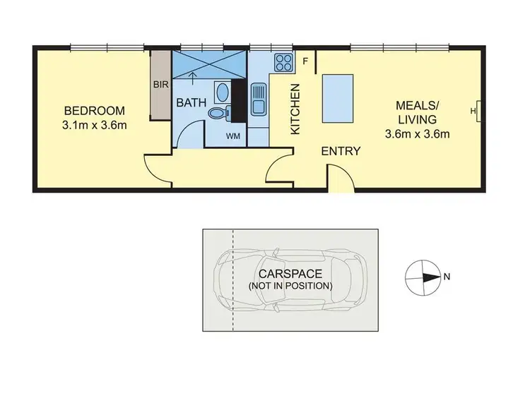 Floorplan of Homely apartment listing, 8/780 Warrigal Road, Malvern East VIC 3145