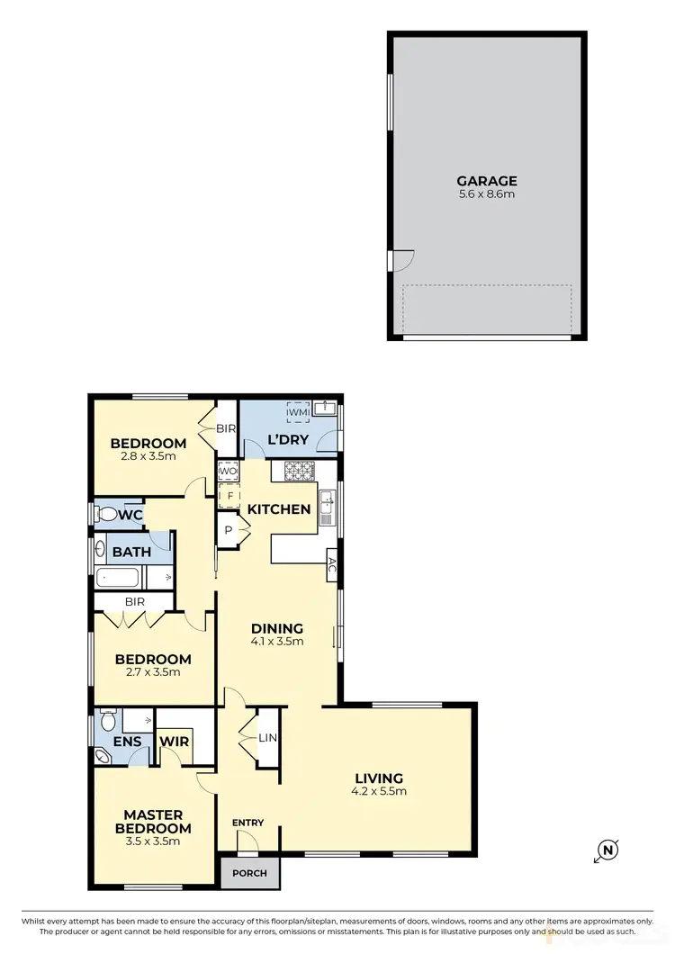 Floorplan of Homely house listing, 1 Loyola Road, Werribee VIC 3030