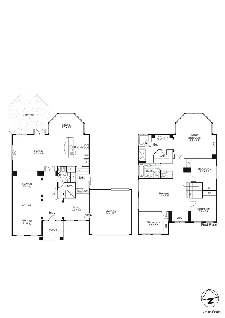 Floorplan of Homely house listing, 34 St Helens Avenue, Lake Gardens VIC 3355
