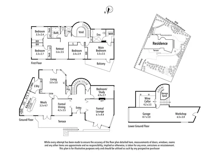 Floorplan of Homely house listing, 43 Outlook Drive, Eaglemont VIC 3084