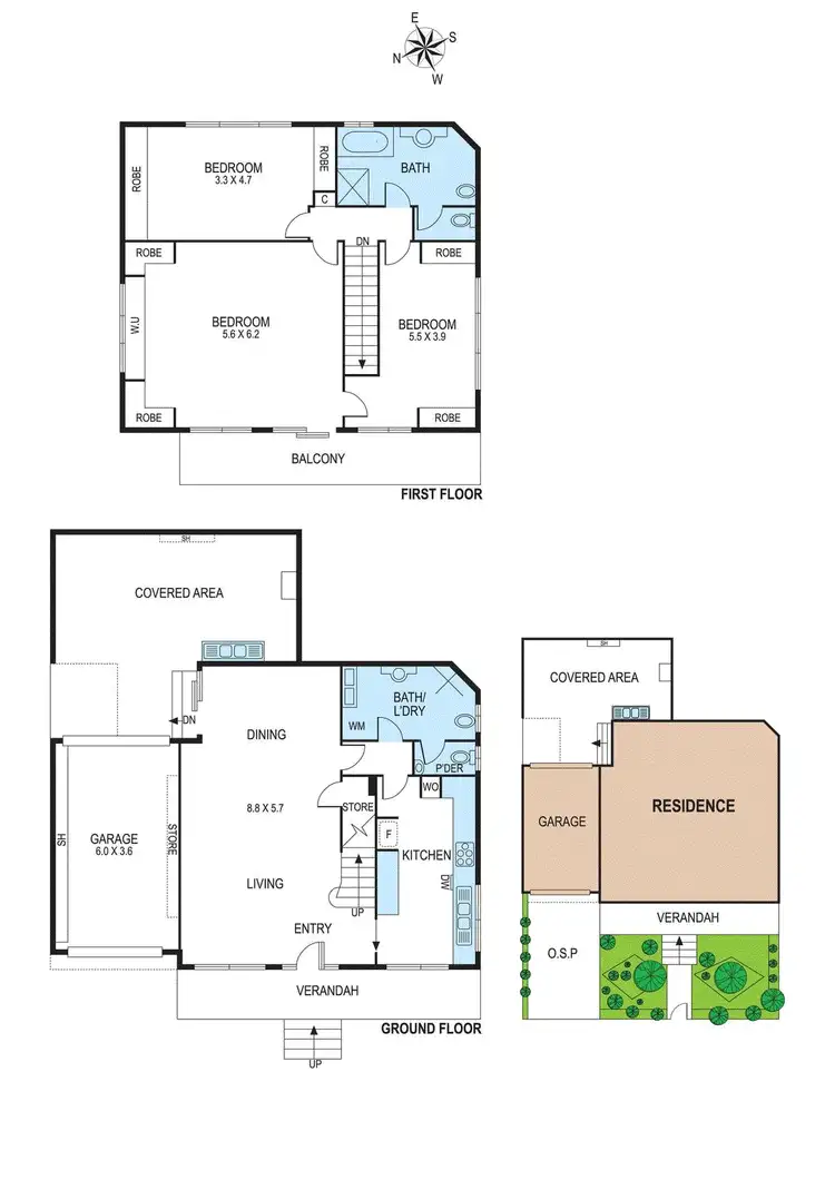 Floorplan of Homely house listing, 1/20 Mavho Street, Bentleigh VIC 3204