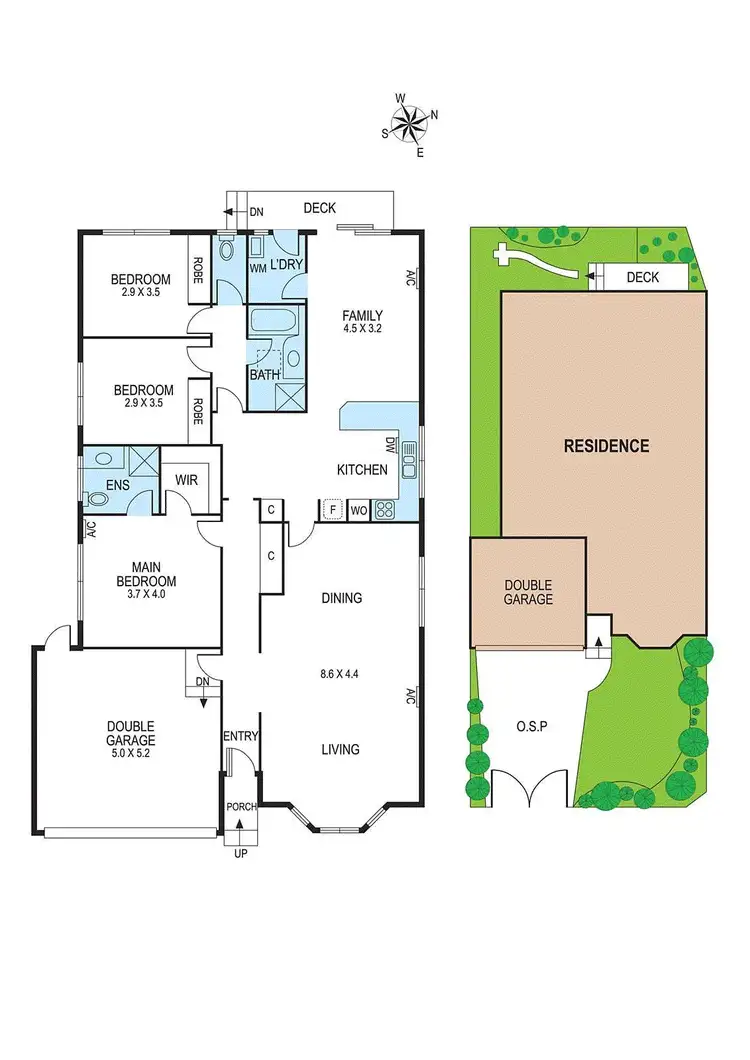 Floorplan of Homely unit listing, 1/17 Elm Grove, Mckinnon VIC 3204