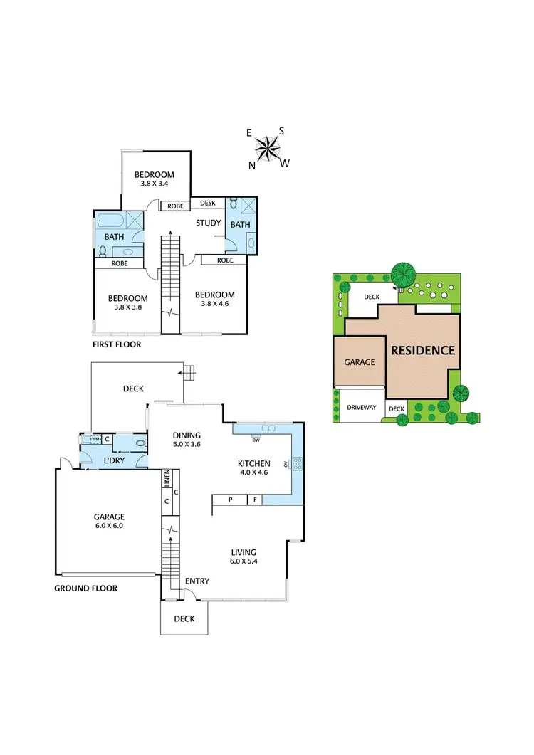 Floorplan of Homely house listing, 134 The Boulevard, Ivanhoe East VIC 3079
