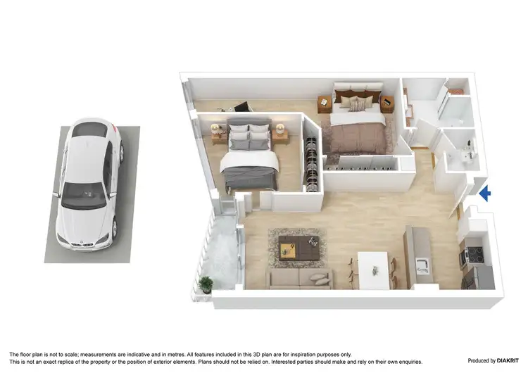 Floorplan of Homely apartment listing, 1113/180 City Road, Southbank VIC 3006