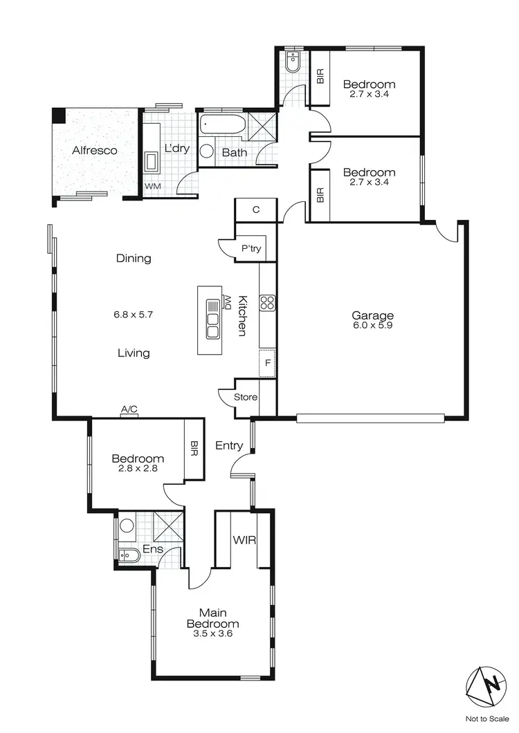 Floorplan of Homely house listing, 10 Ludbrook Court, Brown Hill VIC 3350
