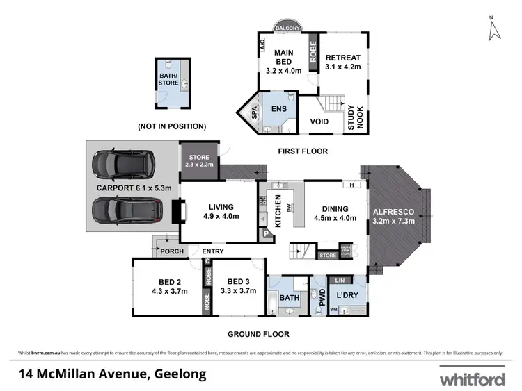 Floorplan of Homely house listing, 14 McMillan Avenue, Geelong VIC 3220