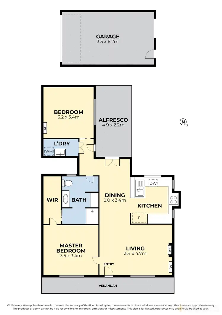 Floorplan of Homely house listing, 1/6 High Street, Werribee VIC 3030