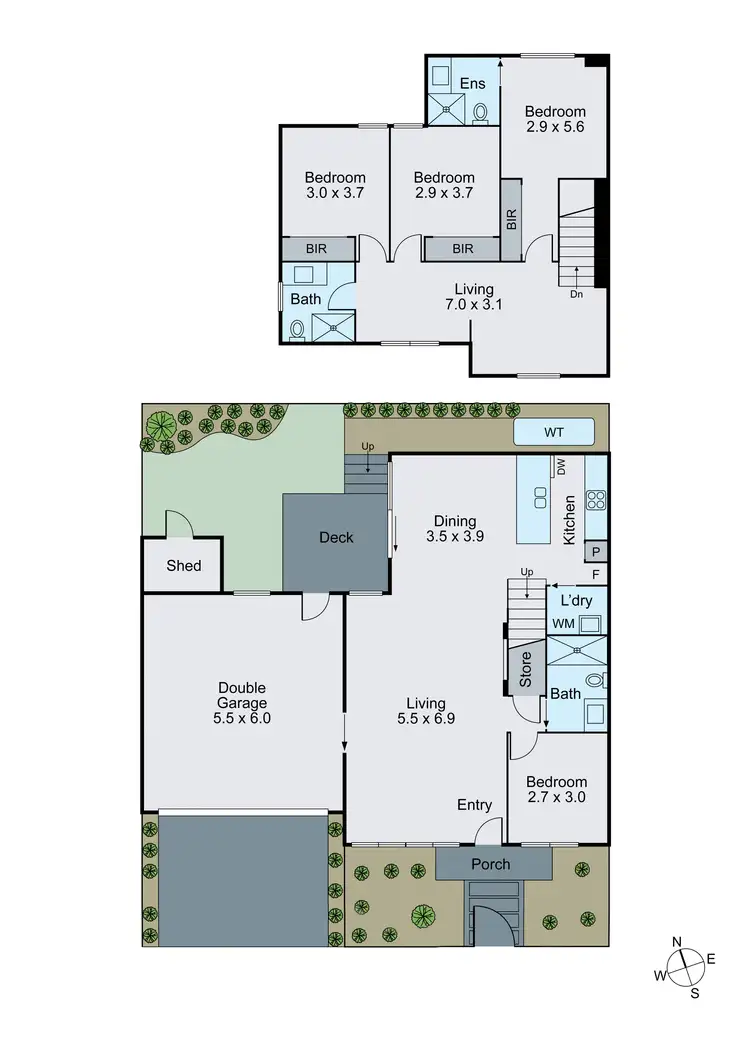 Floorplan of Homely house listing, 5 Corrigan Street, Burwood VIC 3125