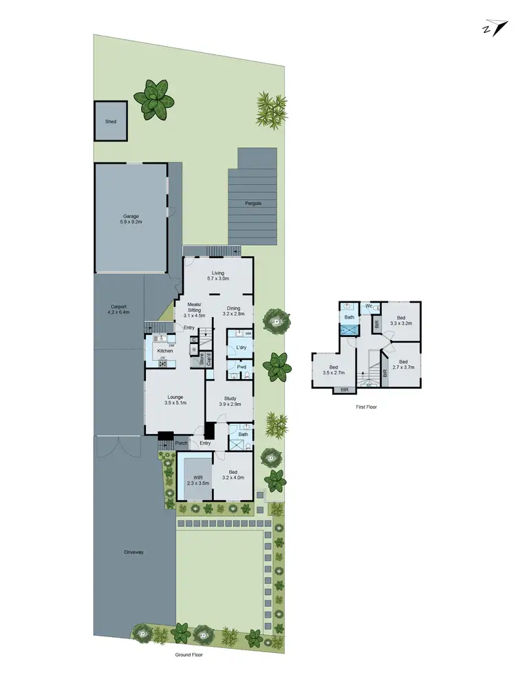 Floorplan of Homely house listing, 15 Jordan Street, Ashwood VIC 3147