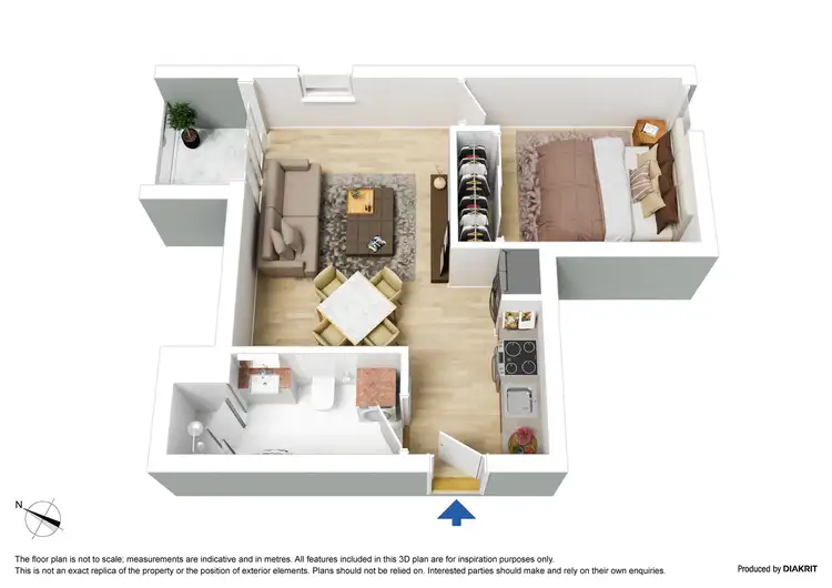 Floorplan of Homely apartment listing, 4007/151 City Road, Southbank VIC 3006