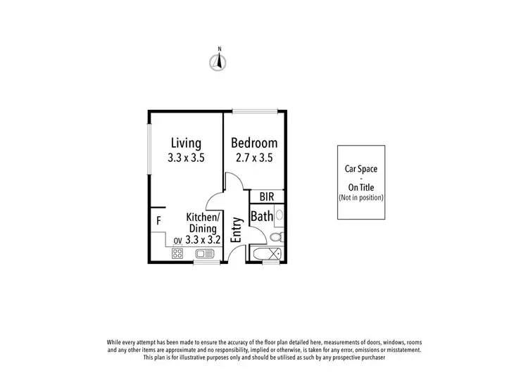 Floorplan of Homely apartment listing, 5/14 Vauxhall Road, Northcote VIC 3070