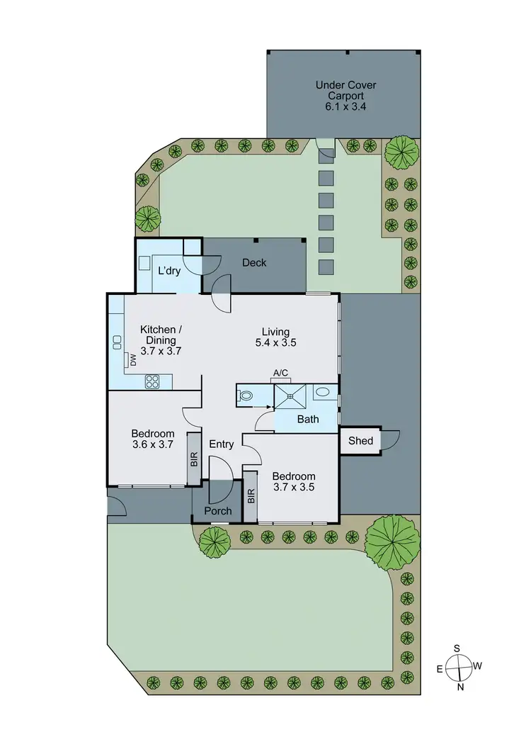 Floorplan of Homely unit listing, 1/14 Centre Dandenong Road, Cheltenham VIC 3192
