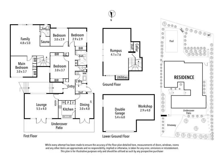 Floorplan of Homely house listing, 22 Scarborough Drive, Heidelberg VIC 3084