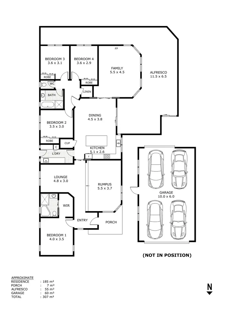 Floorplan of Homely house listing, 17 Franklin Close, Wallan VIC 3756